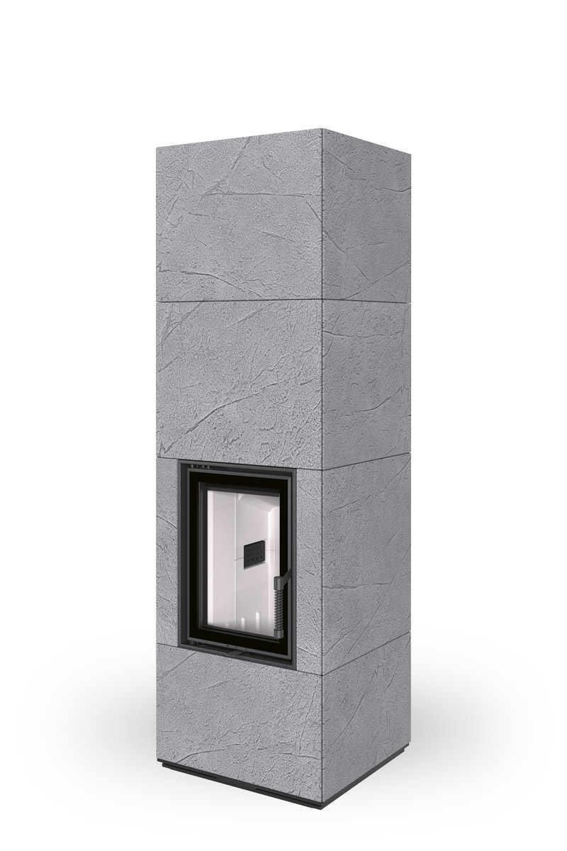 Romotop Nordac akumulačné krbové kachle Thermaline sivý igniton